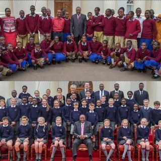 School kids state house uhuru