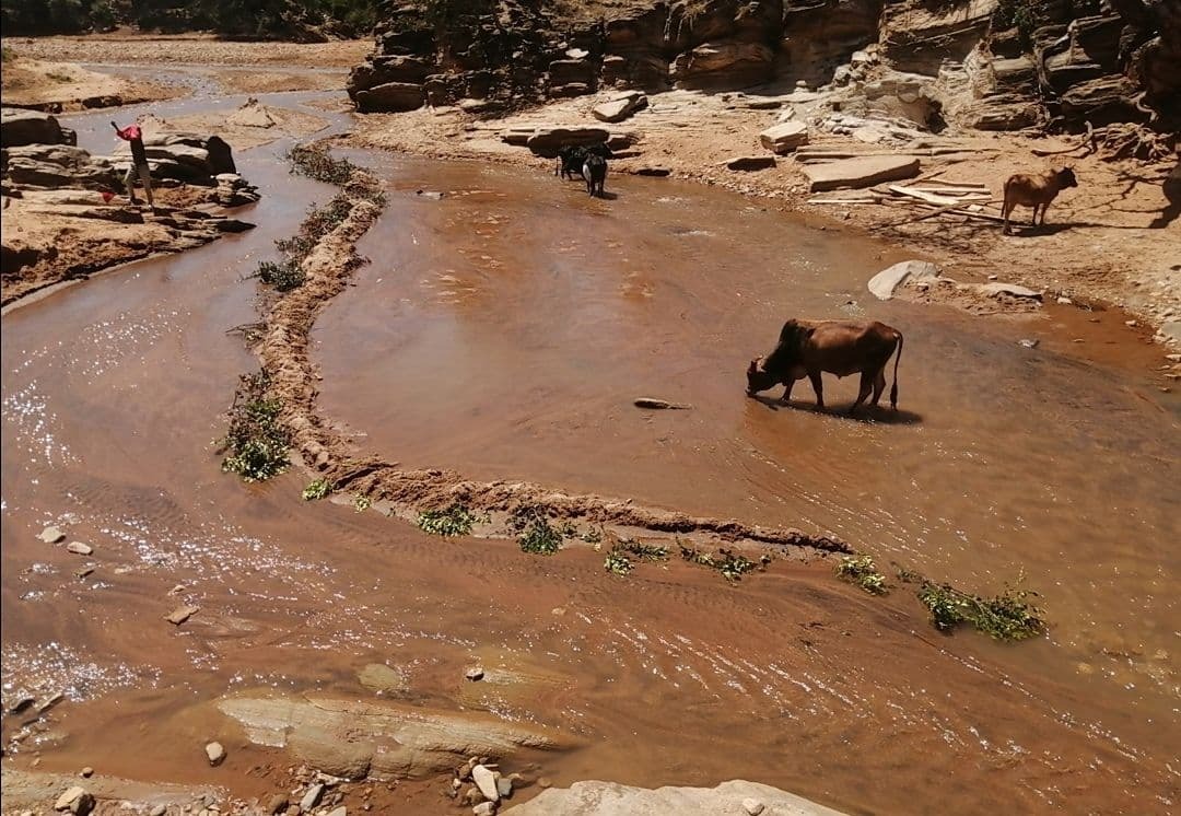 One of the rivers we crossed