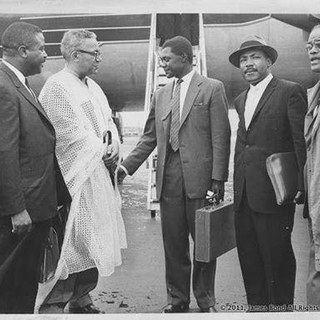 Mboya the international citizen. Is that Martin Luther King Jr?